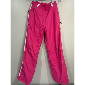 Spyder Girls Snow Pants Size 10 Pink Ski Winter Cold Weather Sledding Layers